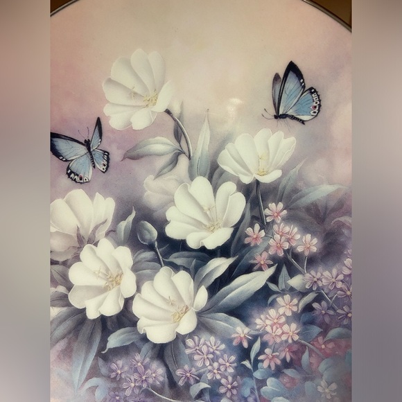 EDWIN KNOWLES AQUAMARIN GLIMMER COLLECTABLE PLATE by TAN CHUN CHIU - Picture 2 of 3